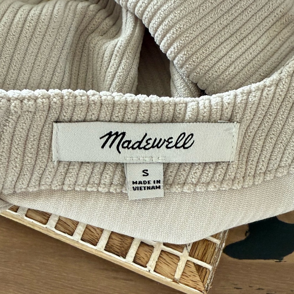 Madewell Collette Corduroy Drapey Top - Picture 9 of 10